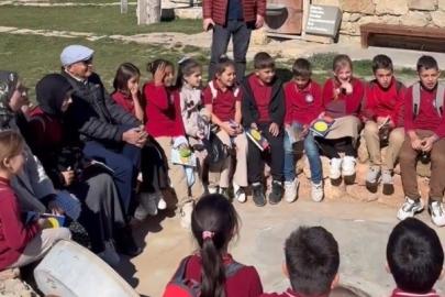 Ödüllü müzede öğrenciler tandır başında türkü söyledi