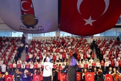 Onikişubat’ta bin 300 öğrenci Cumhuriyet için aynı sahnede buluşacak
