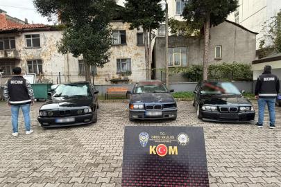 Ordu merkezli ’change’ araç operasyonu: 6 araca el konuldu