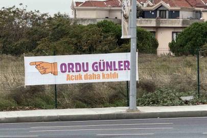 Ordu Tanıtım Günleri’nde ilginç pankartlar: "Acuk daha kaldı"