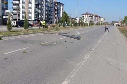 Otomobil takla atıp tarlaya savruldu: 1 yaralı
