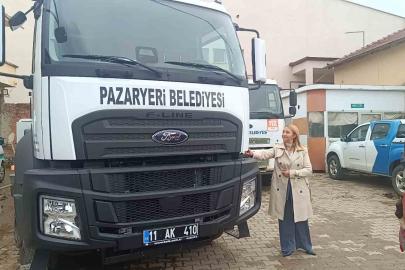 Pazaryeri Belediyesi araç filosunu güçlendirdi