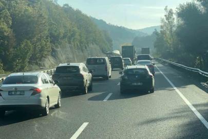 Rüzgar türbini kanatları için trafik durduruldu