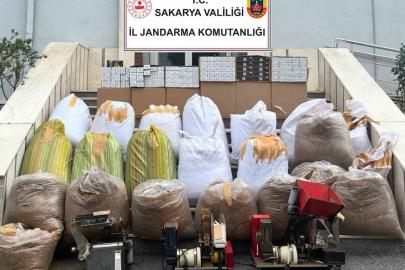 Sakarya’da kaçakçılık operasyonu