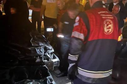 Samandağ’da angusa çarpan otomobilin sürücüsü yaralandı