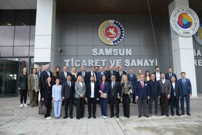 Samsun TSO’da yeni yatırım ve iş birlikleri görüşüldü
