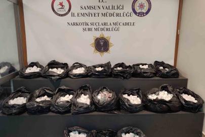 Samsun’da 4 ayrı operasyonda 117 bin 646 sentetik ecza ele geçirildi