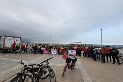Samsun’da Cumhuriyet Bayramı kutlamaları kapsamında pedal çevrildi