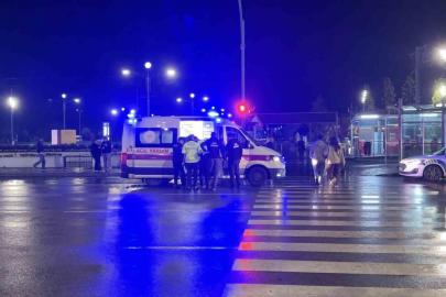 Samsun’da SUV aracın çarptığı yaya yaralandı