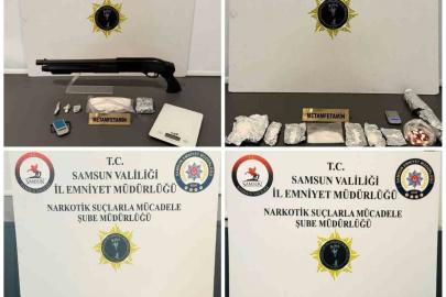 Samsun’da uyuşturucu operasyonu: 10 şahsa adli işlem