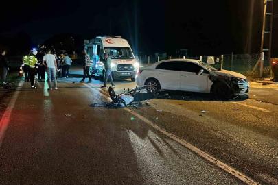 Saray’da motosiklet ile otomobil çarpıştı: 1 yaralı