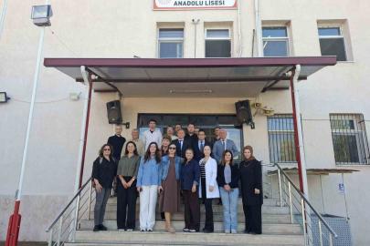 Sarıgöl’de eğitim yöneticileri öğrencilerle aynı sofrada buluştu