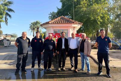 Sarıgöl’de iki mahalleye yangın tankeri desteği