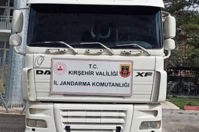 Şasesi değiştirilmiş tır yol kontrolünde yakalandı