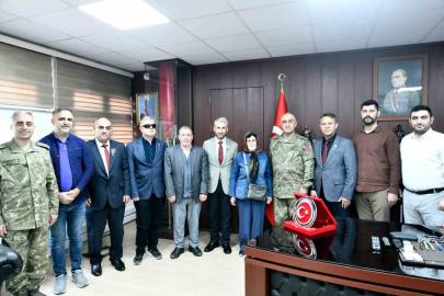 Şehit aileleri ve gazilerden Albay Altınok’a anlamlı ziyaret