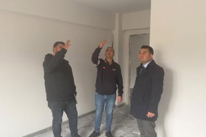 Şeyh Edebali Özel Bakım Merkezi inşaatında inceleme