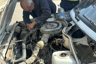 Siirt’te seyir hakindeki araç yandı