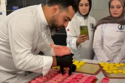 Sinop’ta geleceğin şefleri makaron yapımını öğrendi
