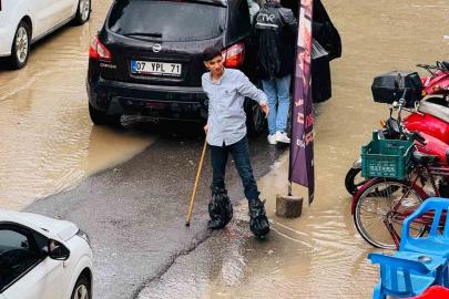 Şırnak’ta sağanak nedeni ile hayat durdu