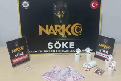 Söke ve Kuşadası’nda uyuşturucu madde ele geçirildi