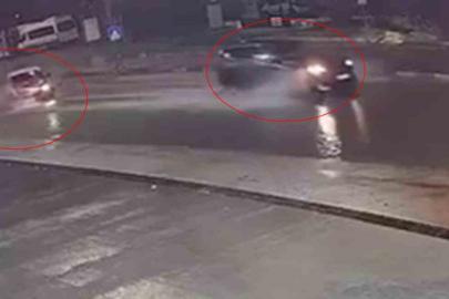 Su birikintisinden yavaş geçmek için fren yapınca zincirleme kaza yaşandı