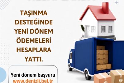 Taşınma desteği hesaplara yattı