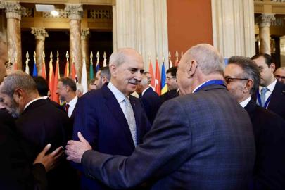 TBMM Başkanı Kurtulmuş, Ürdün Senatosu Başkanı el-Fayez ile bir araya geldi