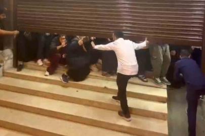 Tekirdağ’da indirim izdihamı kamerada: Yüzlerce kişi aynı anda akın etti