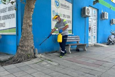 Tekirdağ’daki otogarlarda haşere ve kemirgenlere karşı önlem
