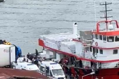 Trabzon açıklarındaki balıkçı teknesinde iş kazası: 1’i ağır 4 yaralı