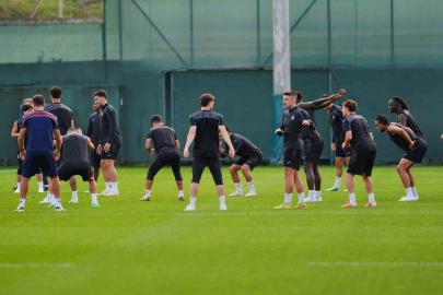 Trabzonspor’da Hearts maçı hazırlıklarını tamamladı