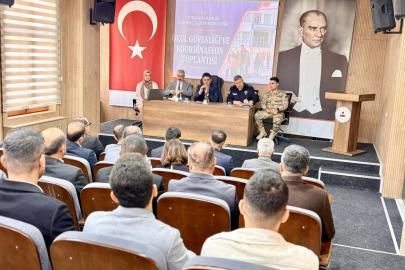 Tut’ta okul güvenliği toplantısı gerçekleştirildi