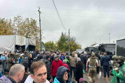 Ukrayna’da ateşkesin sürdüğü Oleshky’ye insani yardım konvoyu girdi