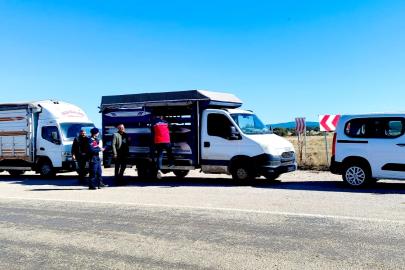 Uşak’ta hayvan sağlığı için yol kontrolleri sürüyor