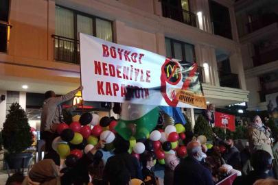 Üsküdar’daki McDonald’s şubesi önündeki protestolar birinci yılında
