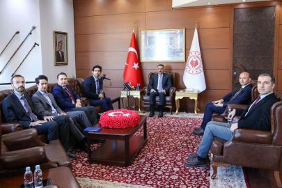 Vali Hacıbektaşoğlu, BAKKA ve OECD heyetini kabul etti