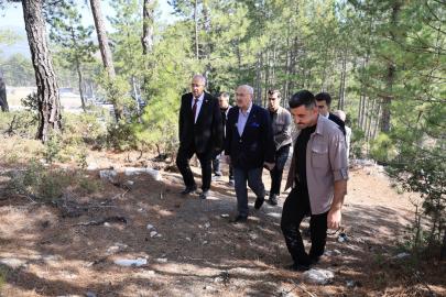 Vali Köşer, Çameli’nde devam eden projeleri yerinde inceledi