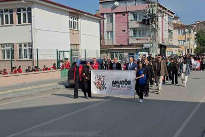 Vezirköprü’de Amatör Spor Haftası Gençlik Korteji