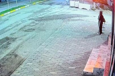 Vicdanları sızlatan anlar kamerada: Yemek yiyen kediye taşla vurdu