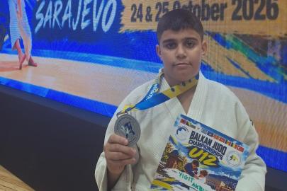 Yiğit Akbulut’tan judoda Balkan ikinciliği