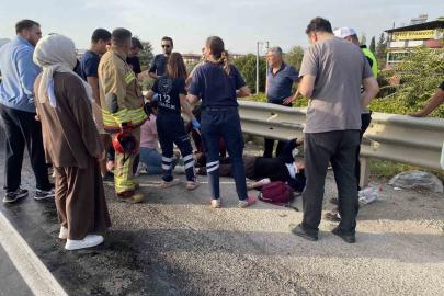 Yola dökülen mazot iki ayrı kazaya neden oldu: 5 yaralı