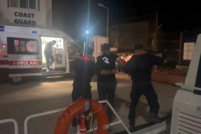 Yolcu gemisinde yaralanan vatandaş denizden tahliye edildi