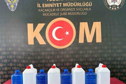 Yozgat’ta 30 litre kaçak etil alkol ele geçirildi
