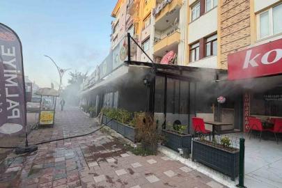 Yozgat’ta iş yerinde çıkan yangın büyümeden söndürüldü