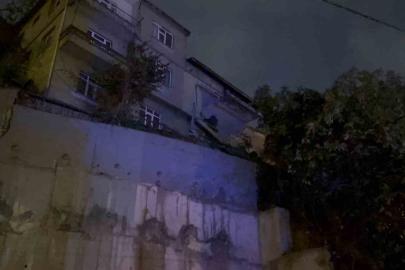 Zonguldak’ta iki katlı binada kısmi göçük meydana geldi