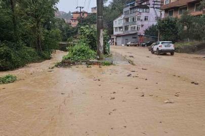 Zonguldak’ta şiddetli yağış etkili oldu